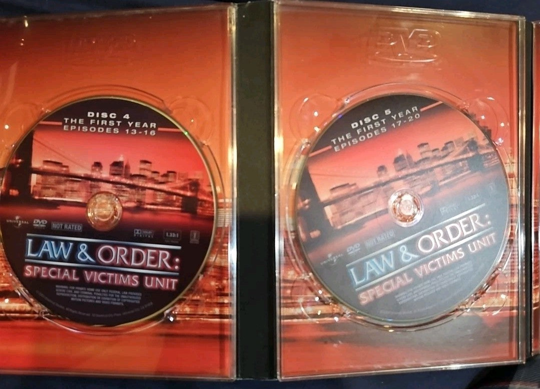 Law & Order-Special Victims Unit: the First Year (DVD, 1999)