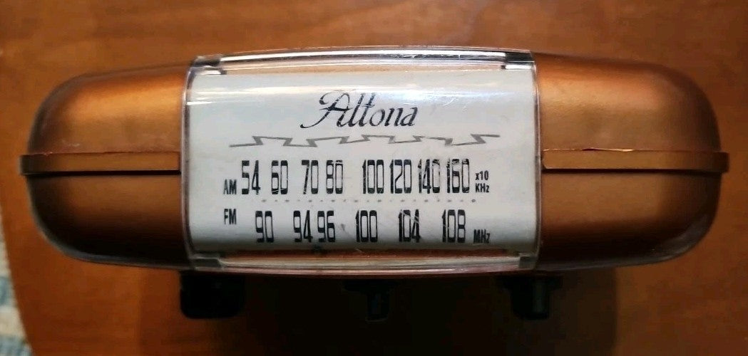 Altona Mini Retro AM/FM Hi-Fi Radio - Tested.  Works