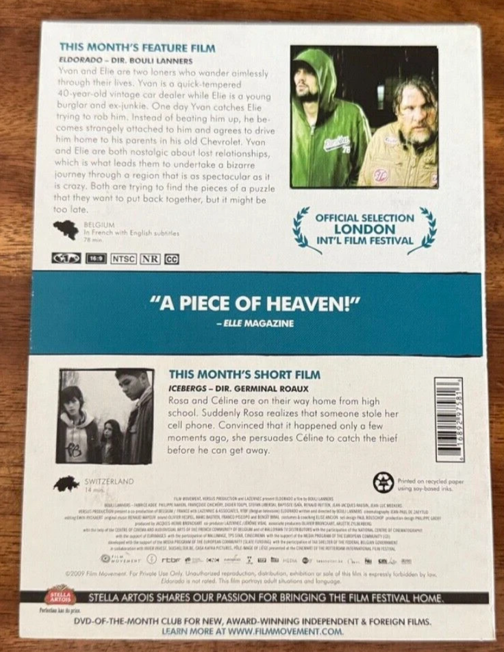 Eldorado (DVD, Film Movement Series) new