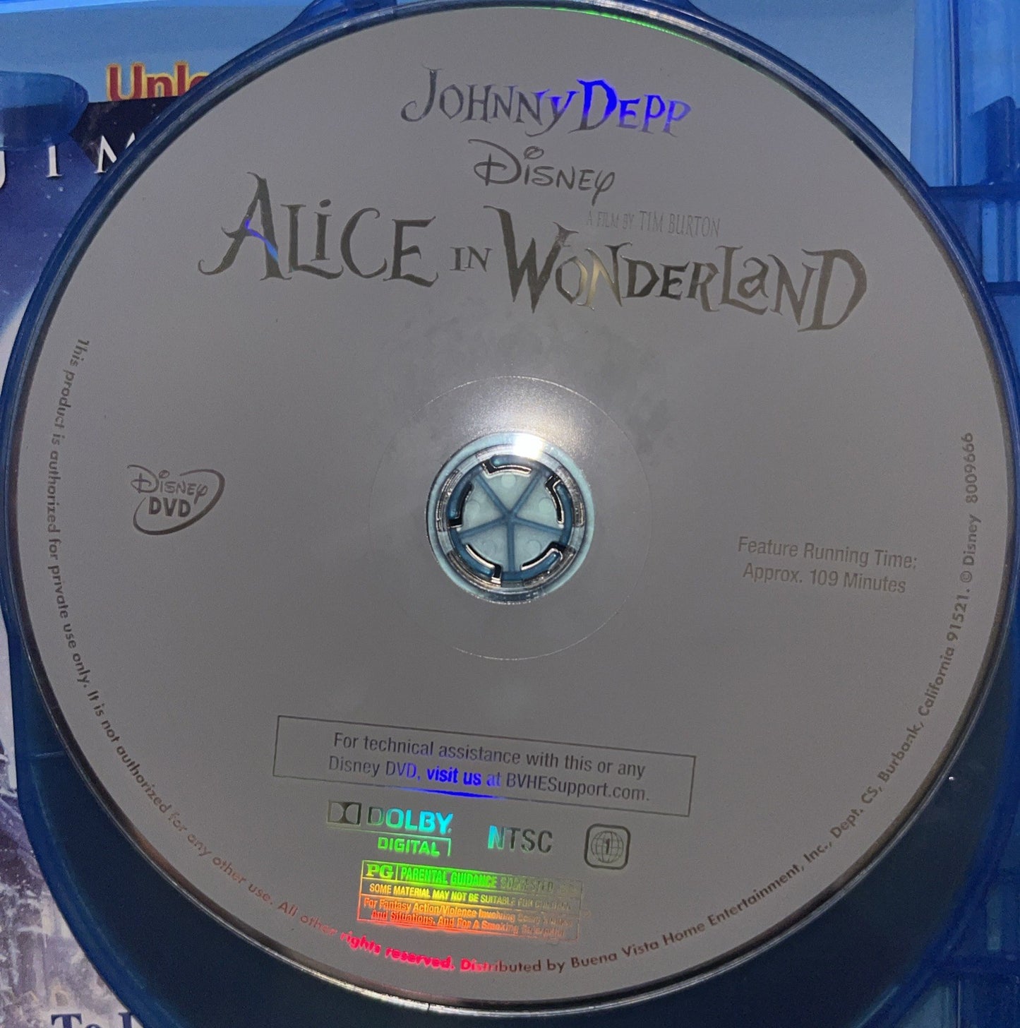 Alice in Wonderland (Blu-ray/DVD,Includes Digital Copy) No Digital Download