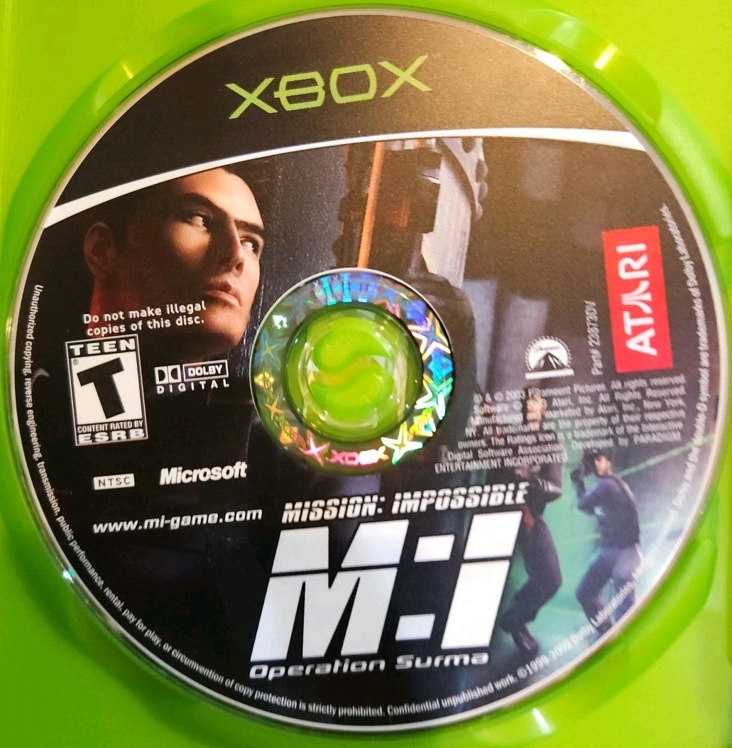 Mission-Impossible Operation Surma (Xbox) Tested. New Case. No Scratches