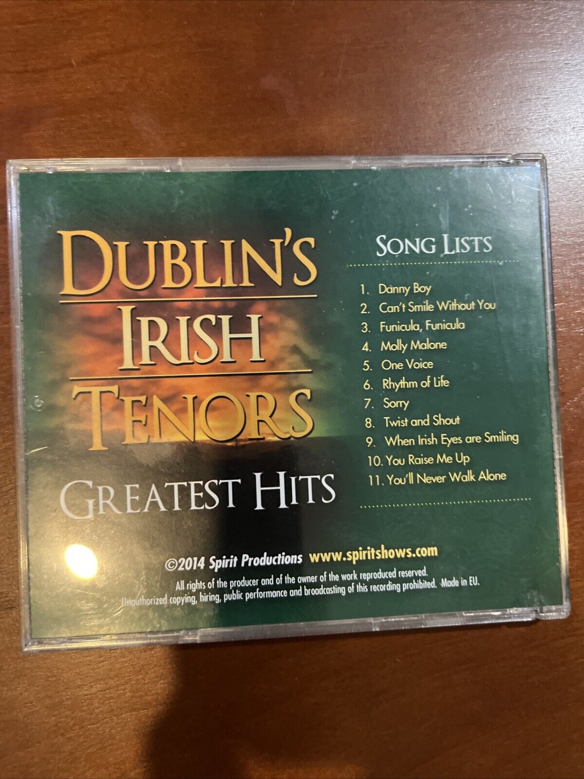 Dublin’s Irish Tenors Greatest Hits (CD)