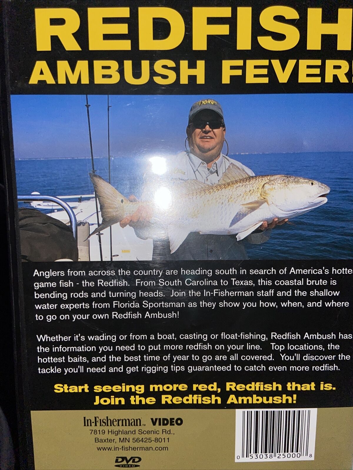 In-Fisherman Redfish Ambush (DVD) NEW