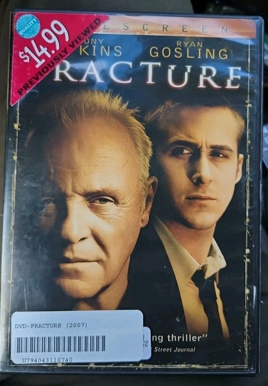 Fracture (DVD, 2007) Tested. No Scratches