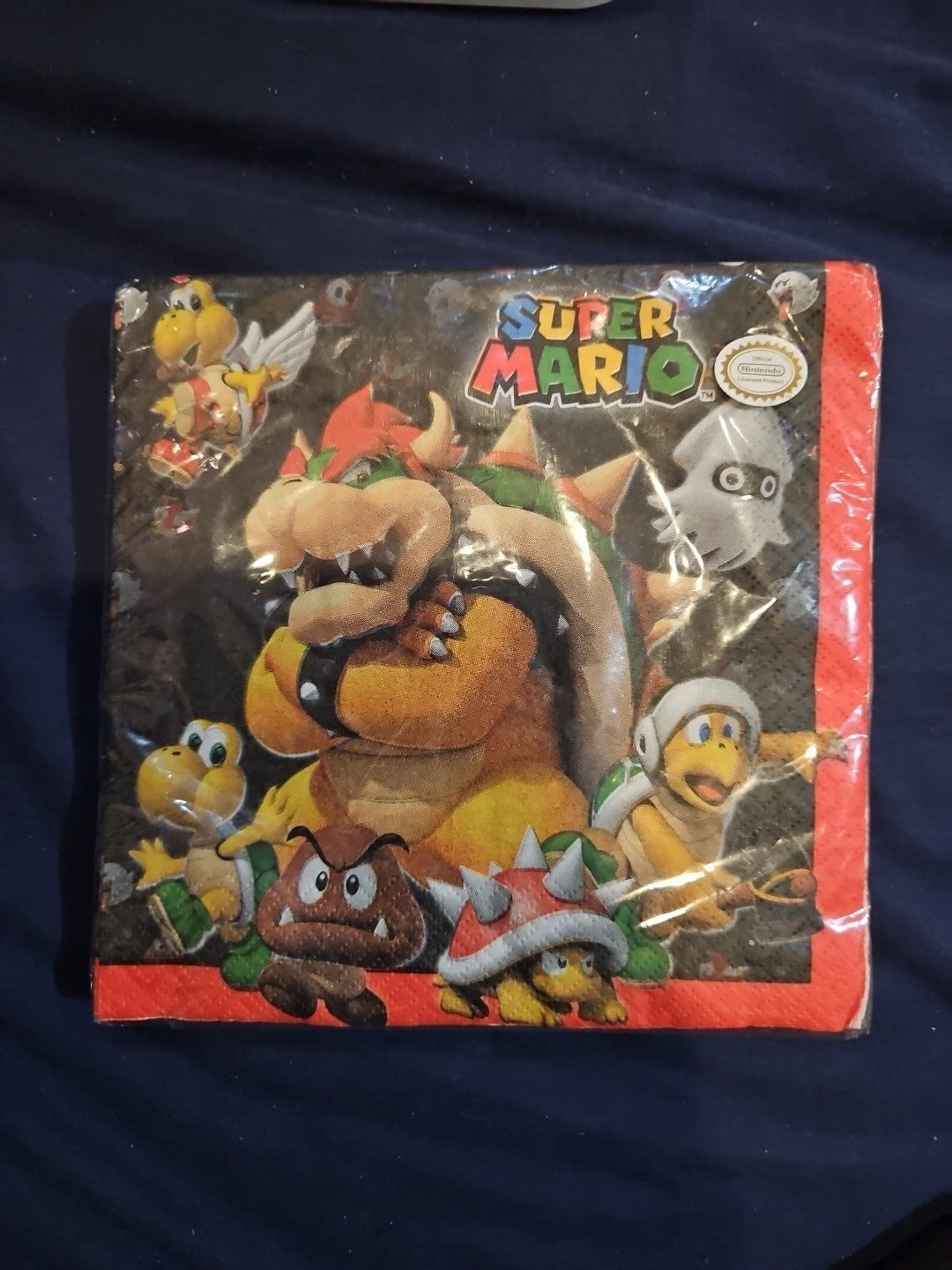 Amscan Super Mario Birthday Party Luncheon Paper Napkins 16ct. Tableware New!