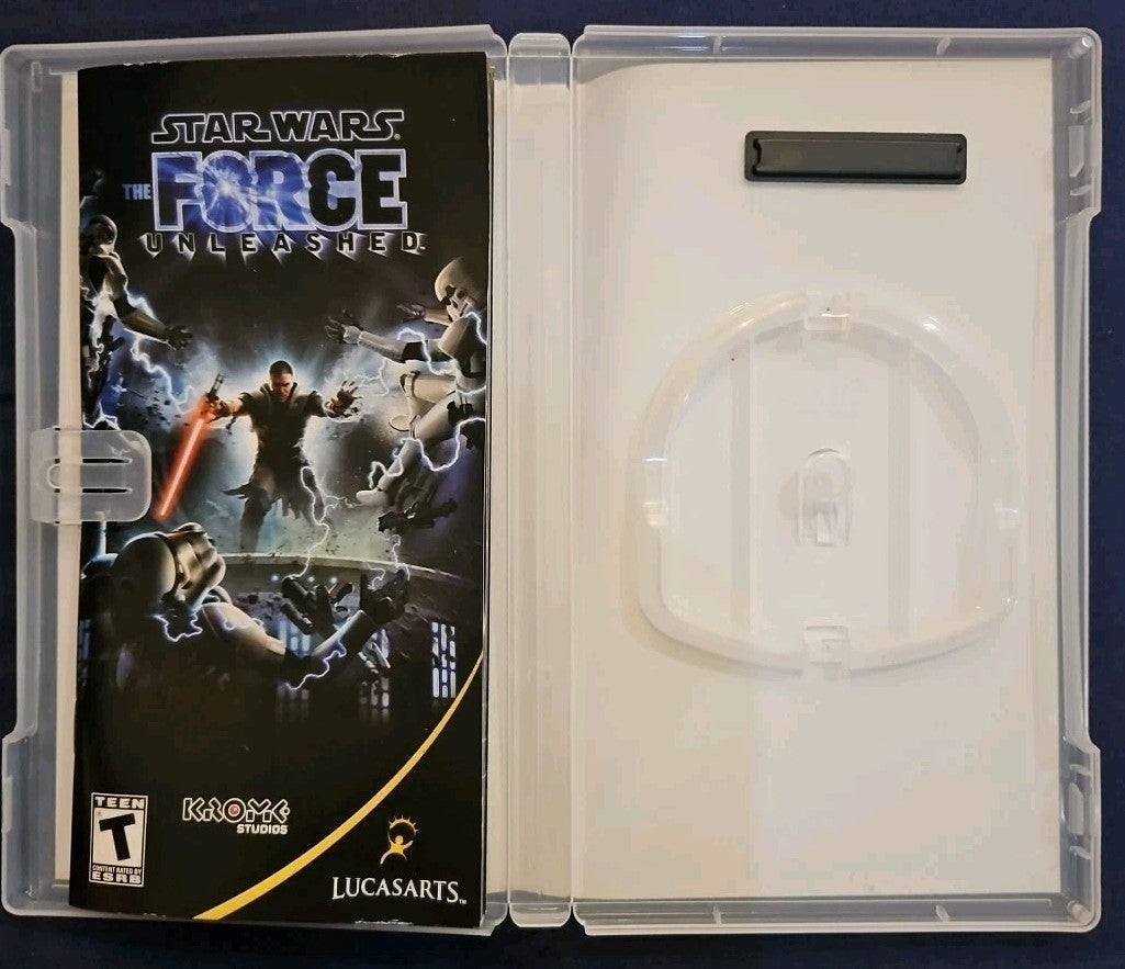 Star Wars: The Force Unleashed ( PSP UMD)  No Game.  Case, Manual, Artwork Only!