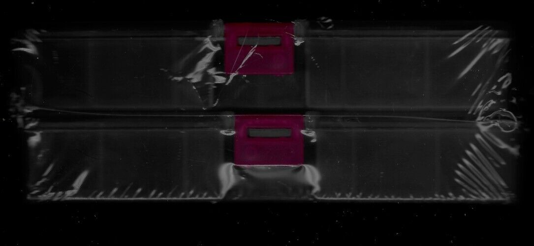 2 Plastic Cases - 7.5" x 4.25" x 1.25"