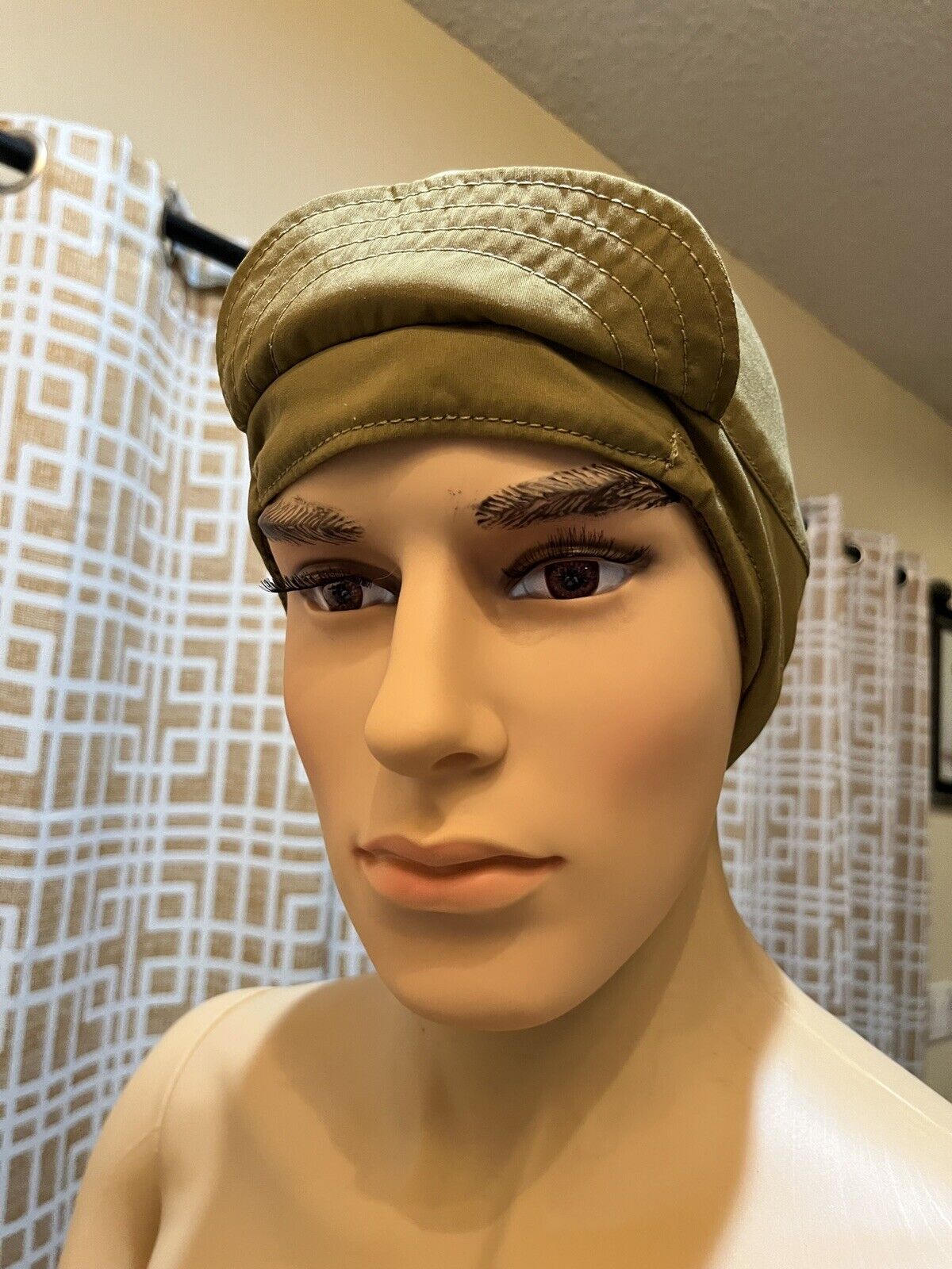 Kids Winter Warm Beanie Fleece Lined Cap Adjustable Hat With Brim