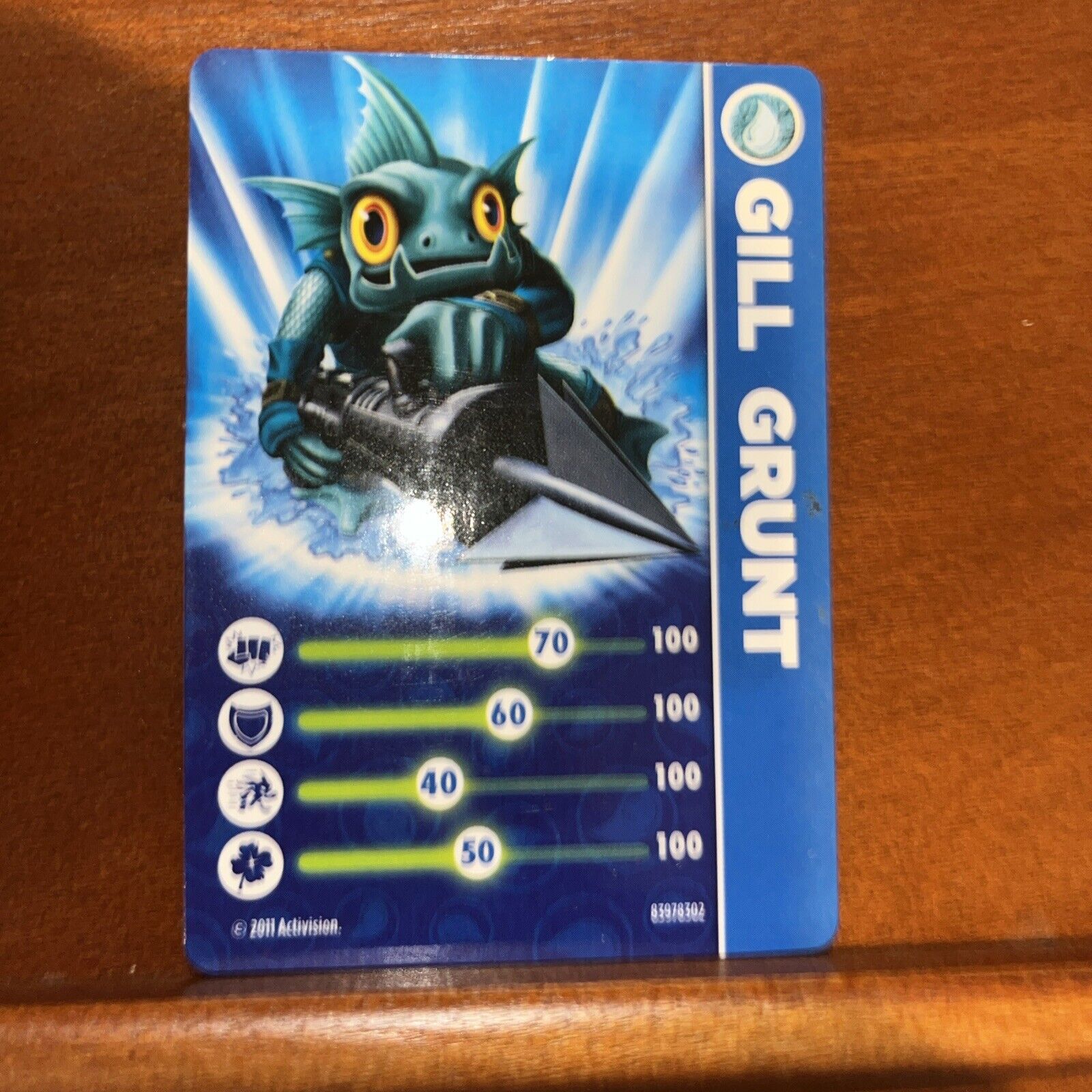 Skylanders Gill Grunt With Cards ￼