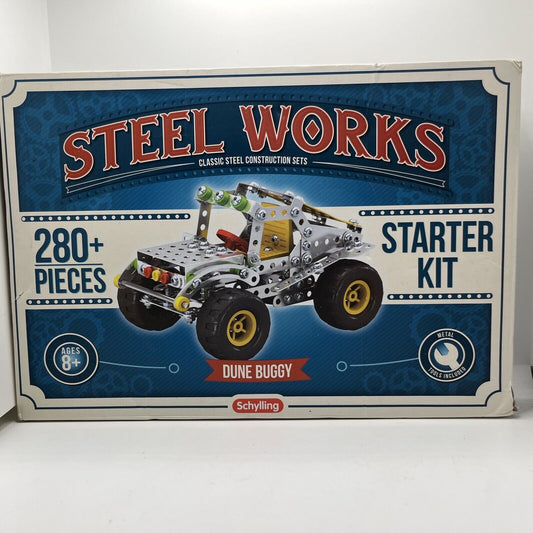 Steel Works Schylling *DUNE BUGGY* Boy gift Classic Steel Construct Set