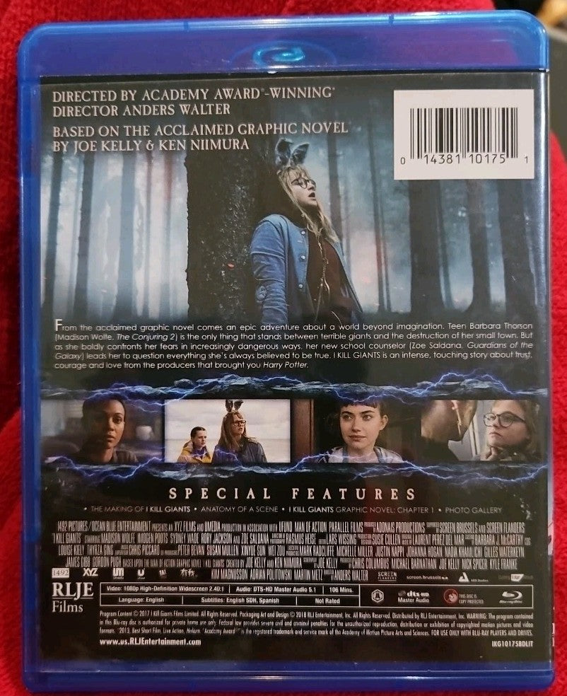 I Kill Giants (Blu-ray) No Digital Download. New Sealed