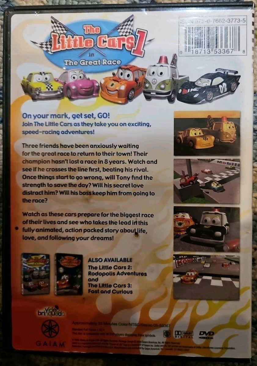 The Little Cars: the Great Race (DVD, 2006) New Sealed