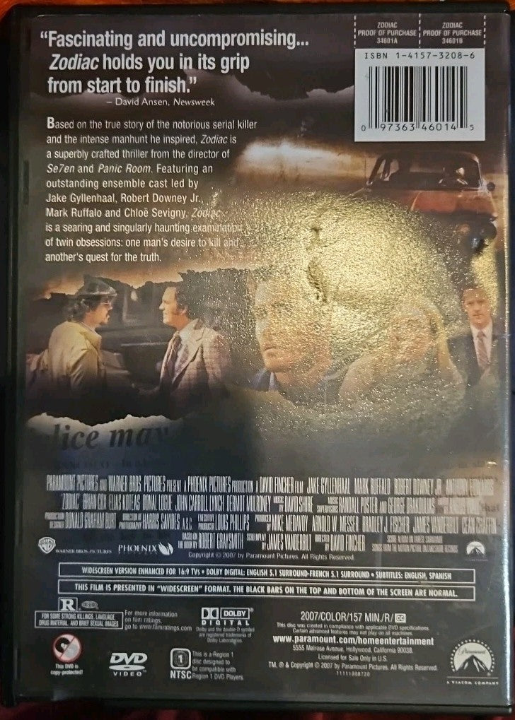 Zodiac (DVD, 2007)