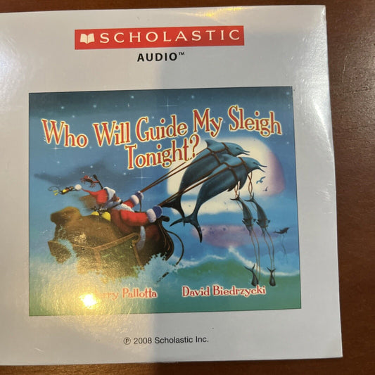 Who Will Guide My Sleigh Tonight By Jerry Pallotta Audiobook CD New
