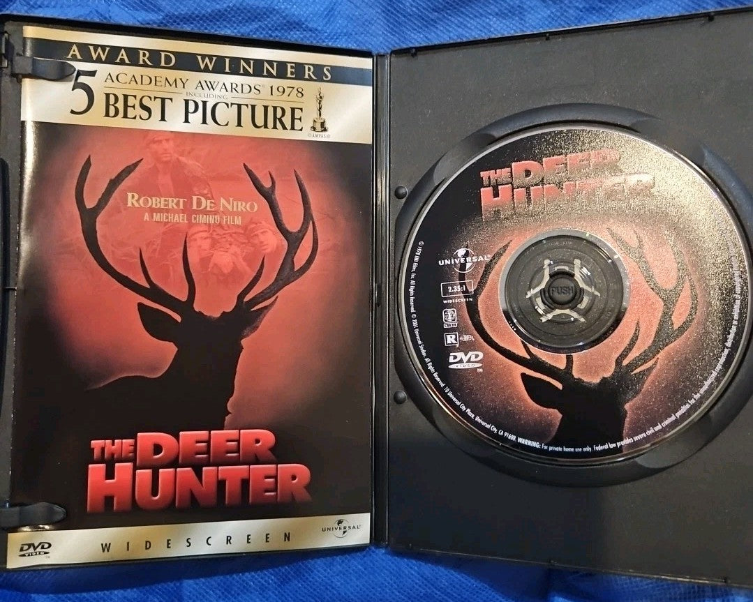 Deer Hunter (DVD, 1978) Slimcase. Artwork Cropped. Tested