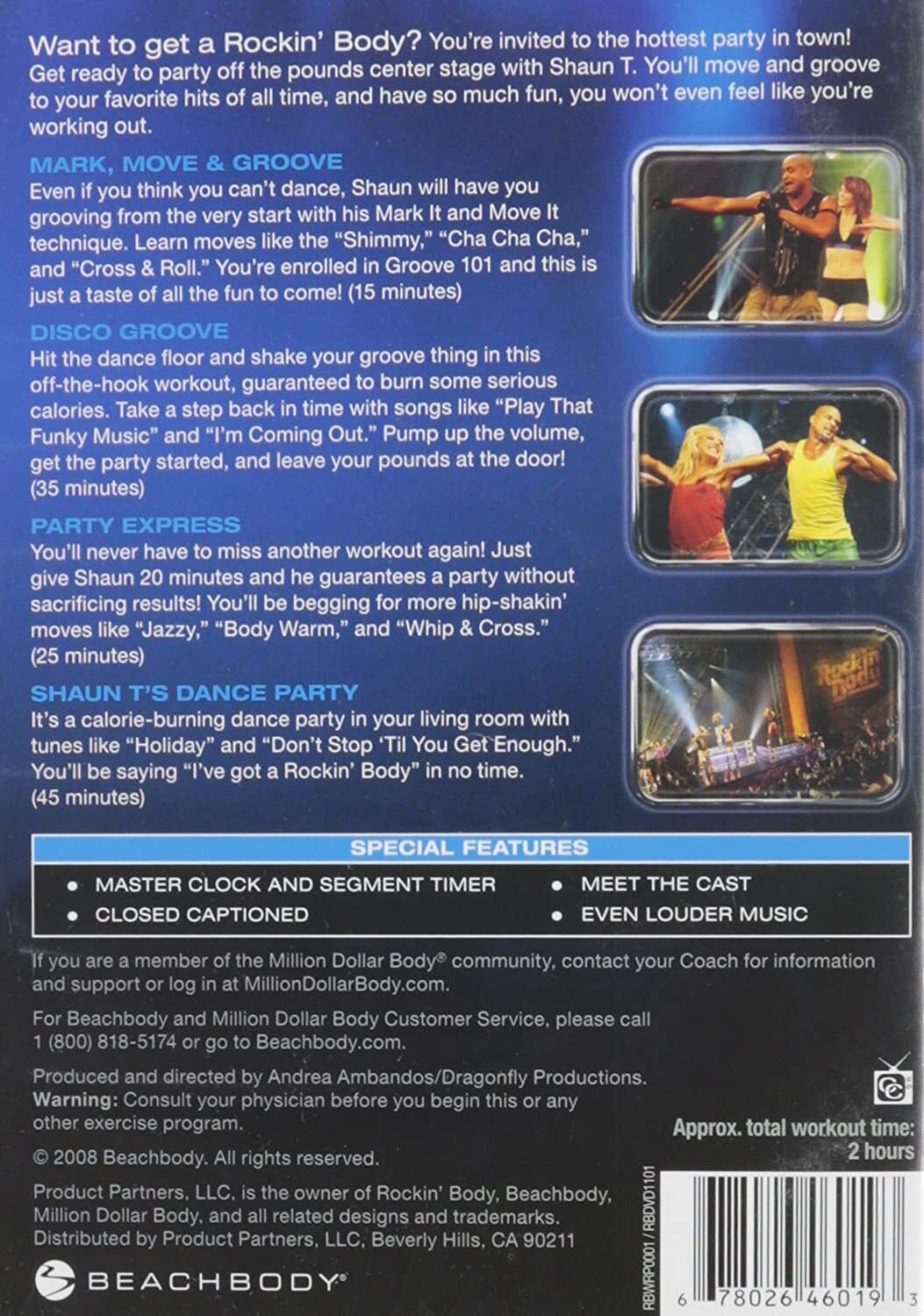 Rockin' Body (DVD , 2-Disc Set)