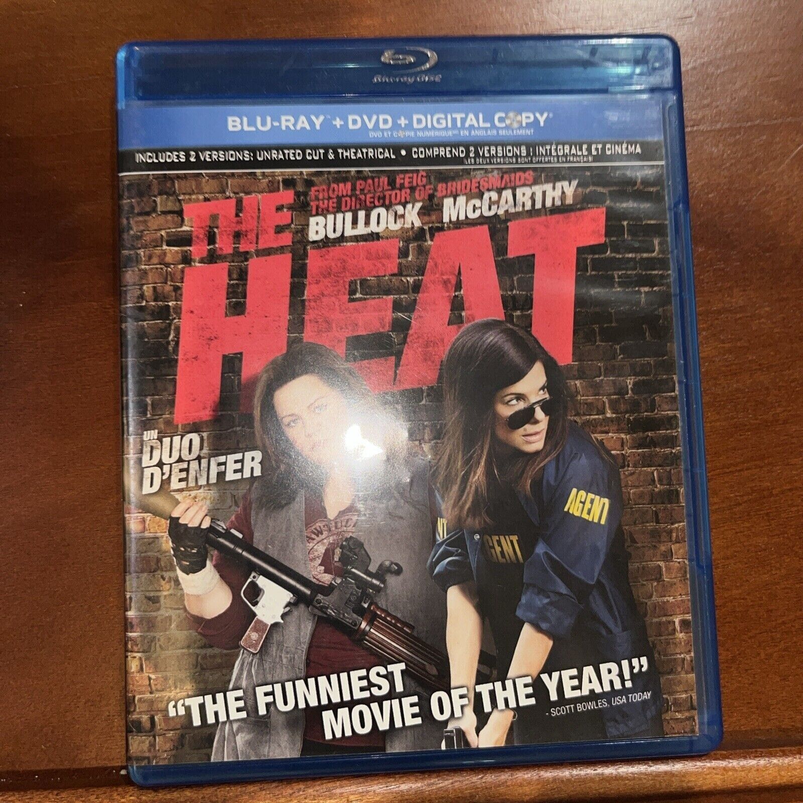 The Heat (Blu-ray/DVD, 2013, 2-Disc Set, Canadian)
