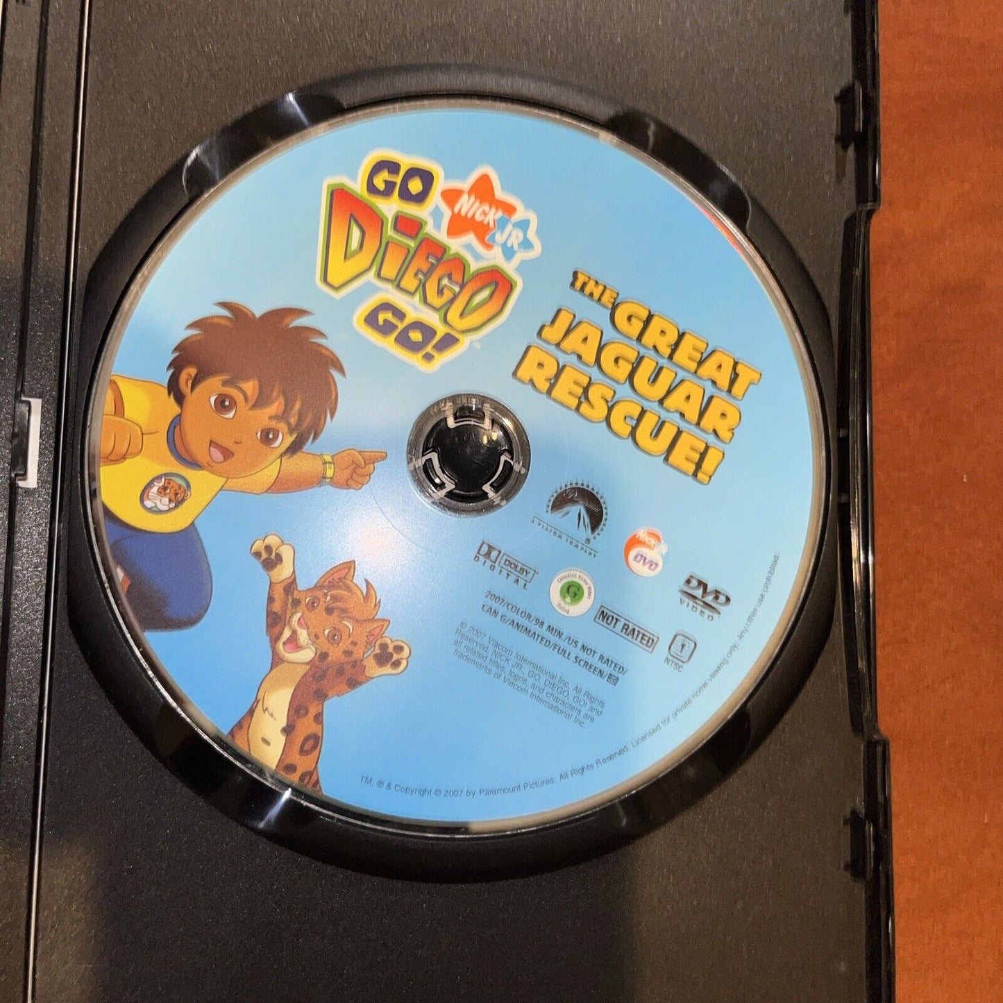 Go, Diego, Go - The Great Jaguar Rescue (DVD, 2007) New Case. Tested. ￼