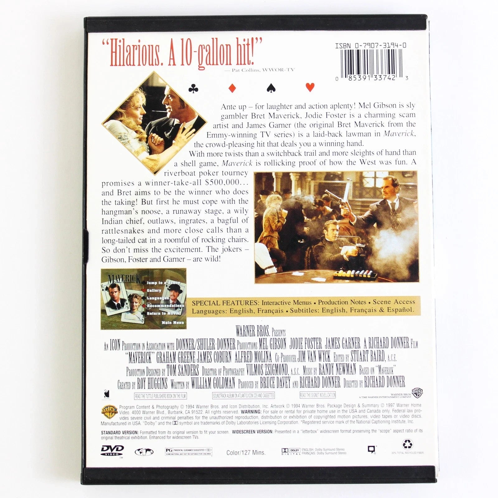 Maverick (DVD) - Tested