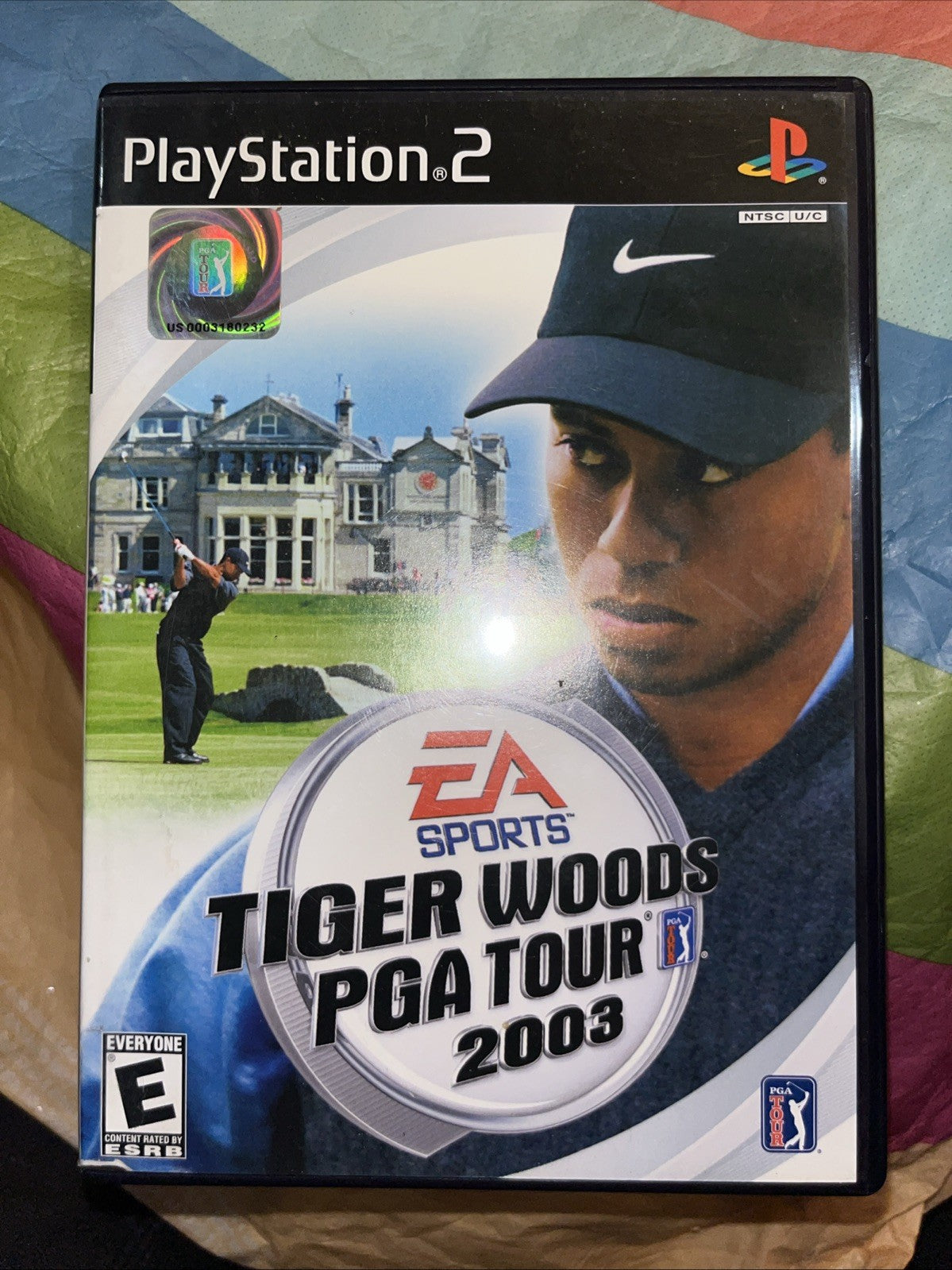 Tiger Woods PGA Tour 2003 (PS2) Tested. W/Manual + Reg Card. Original Case