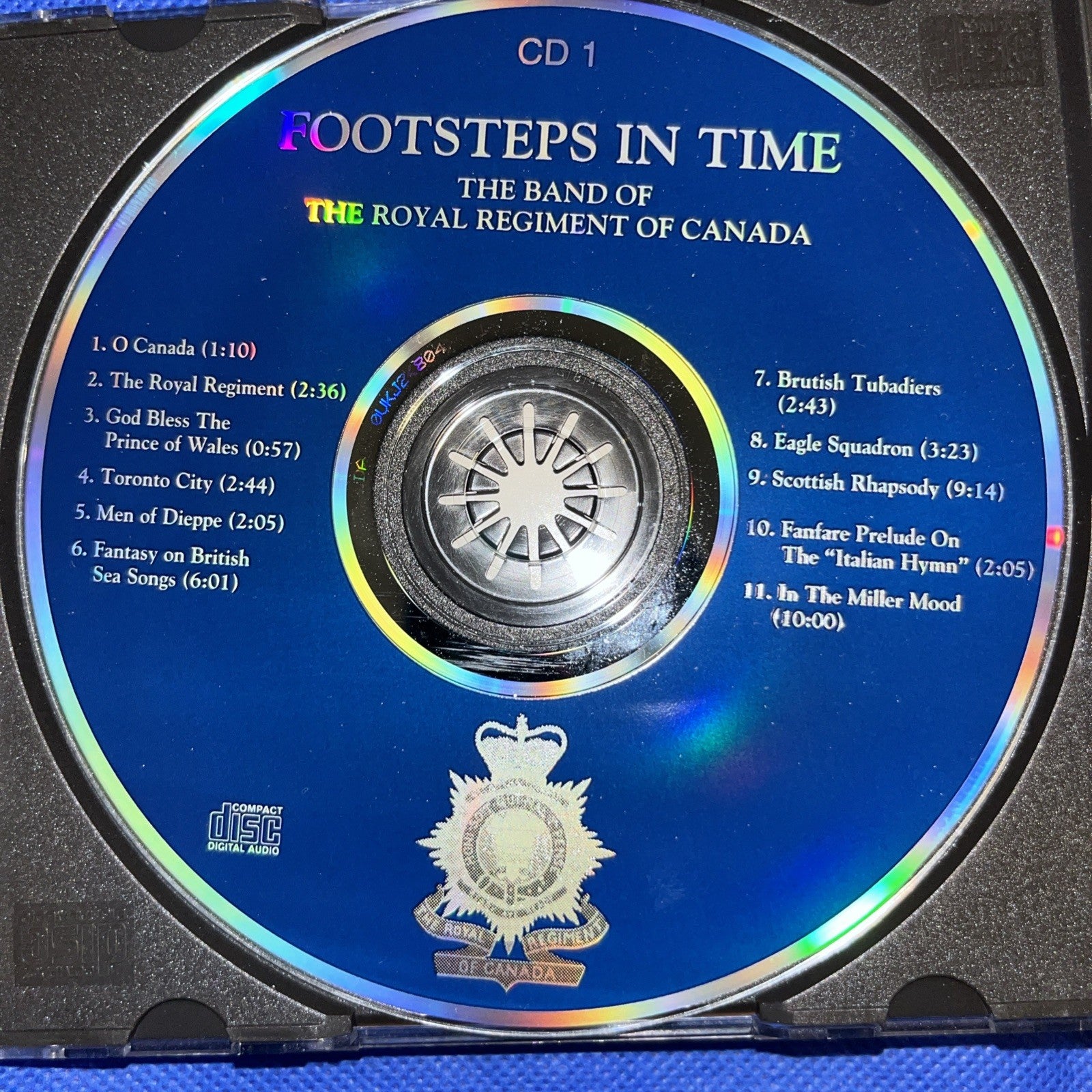 Footsteps In Time The Royal Regiment Of Canada. (CD) 2-Disc
