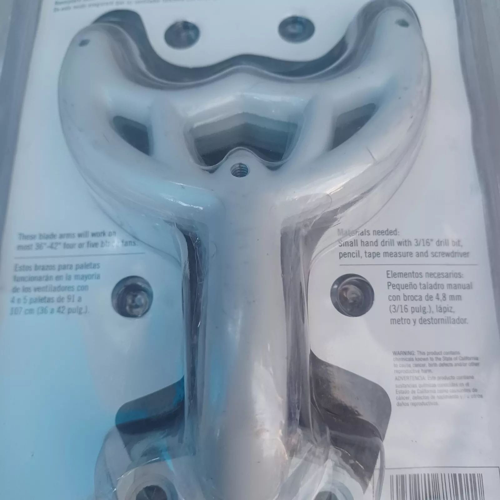 Westinghouse 42" Ceiling Blade Arms - 3 Blade Arms - Open Box