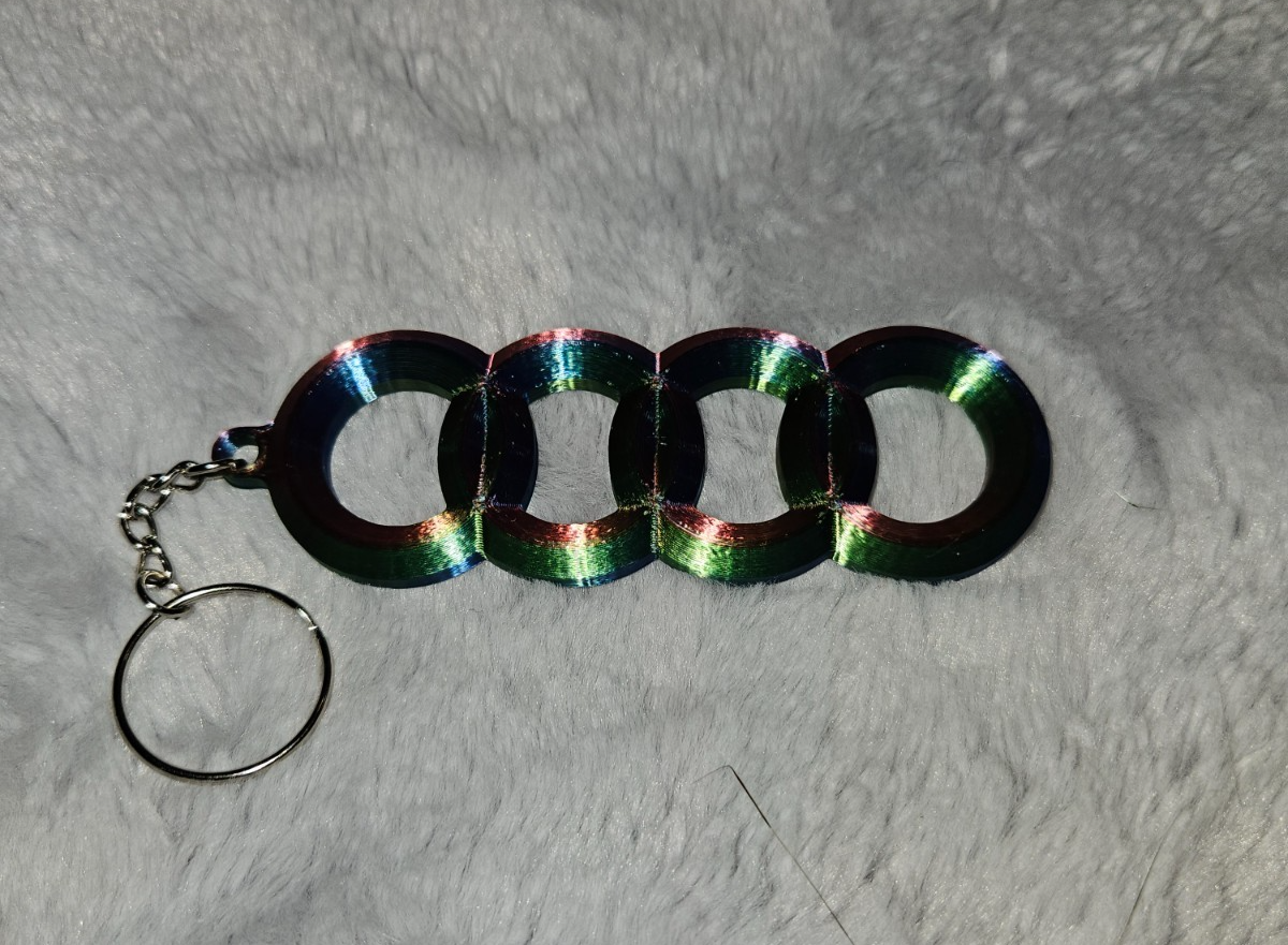 Audi Inspired 3D Printed Key Chains - Choose
