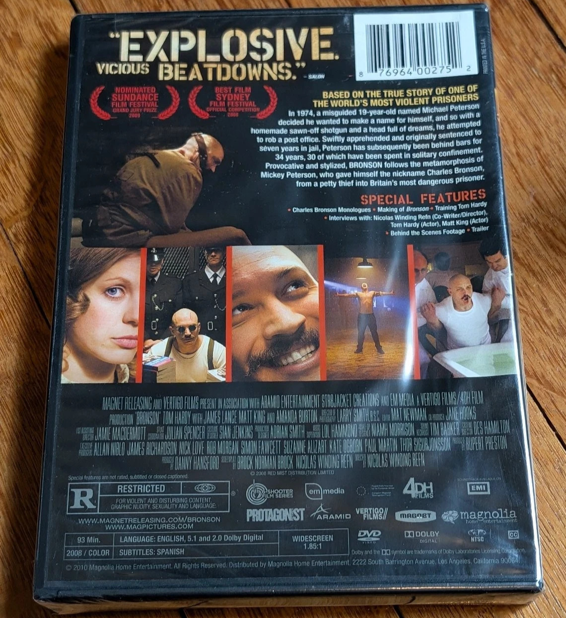 Bronson (DVD) Tested. New Case