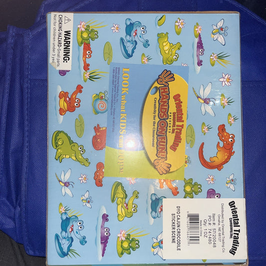 12 Pack Cajun Crocodile Sticker Sheets