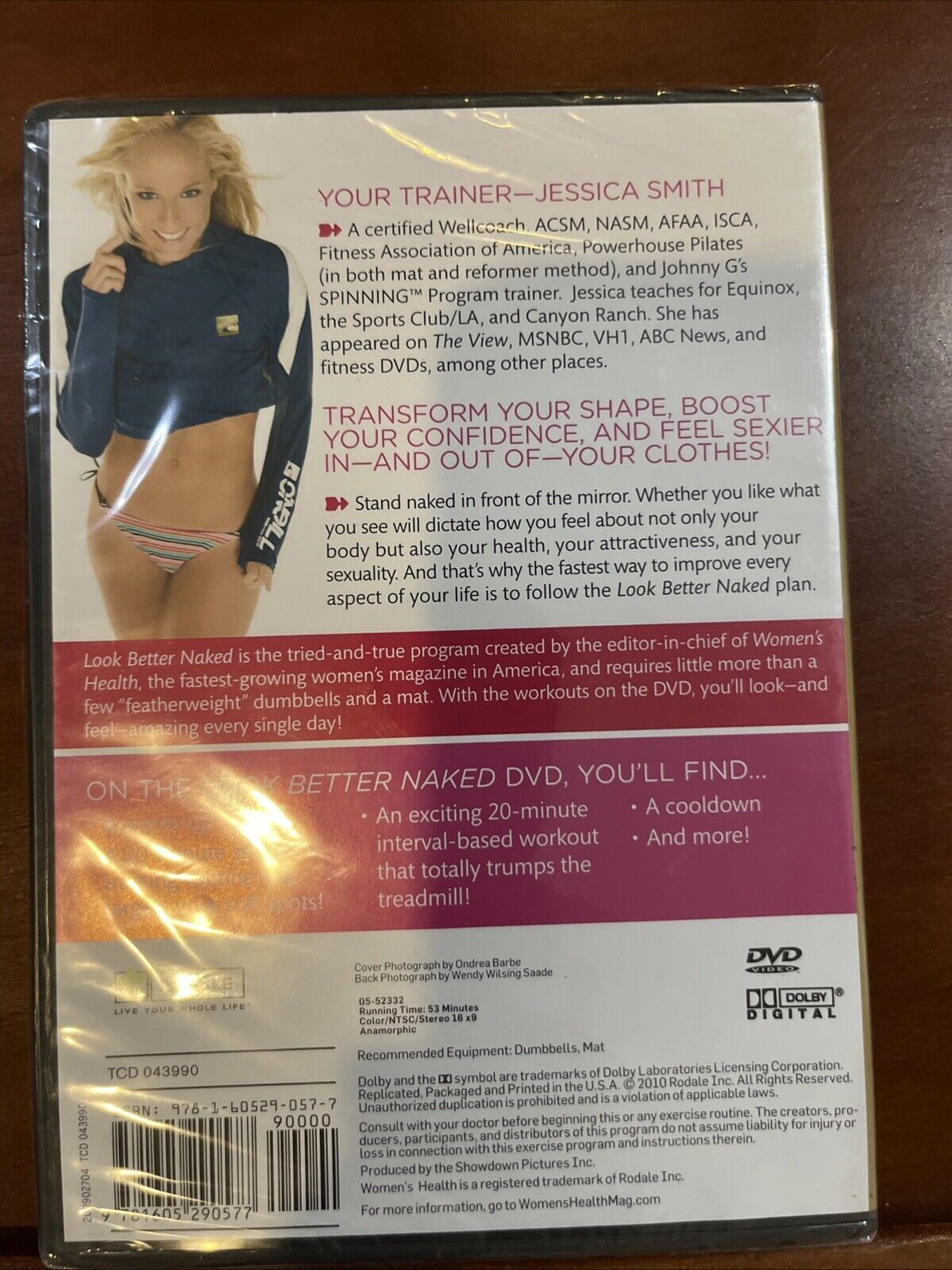 Look Better Naked! Workout DVD 2010 with Jessica Smith Women's Health NEW SEALED