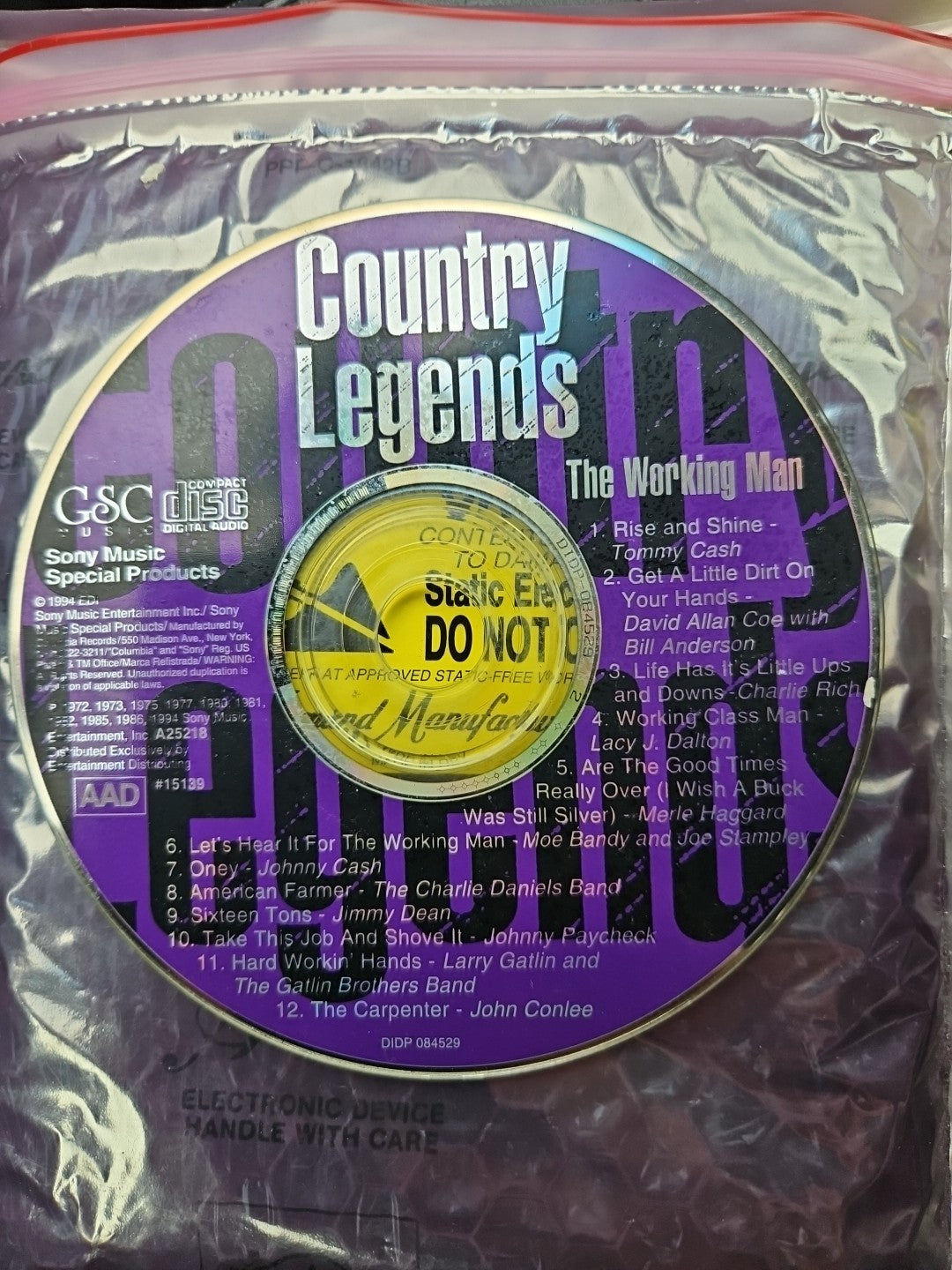 Country Legends 36 All Time Favorites 3 CD Set Honky Tonker American Working Man