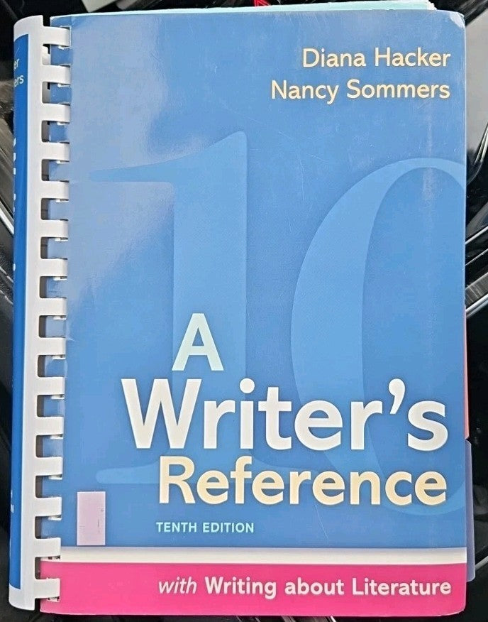 Writer's Reference with Writing about Literature by Diana Hacker and Nancy...
