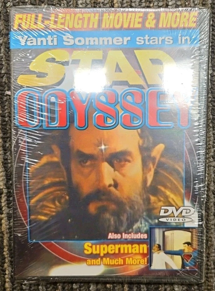Star Odyssey DVD New Sealed Bonus Superman Felix The Cat Super Sci-Fi Bonus