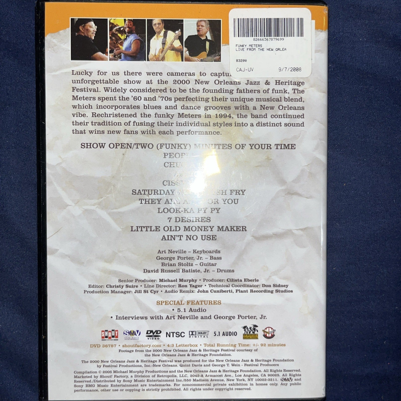 The Funky Meters Live: Live from the New Orleans Jazz & Heritage Festival (DVD)