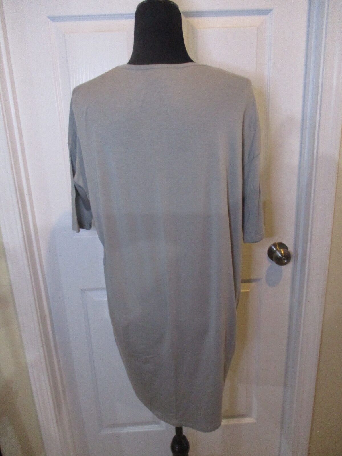 LuLaRoe Irma Solid Gray Tunic XXS NWOT