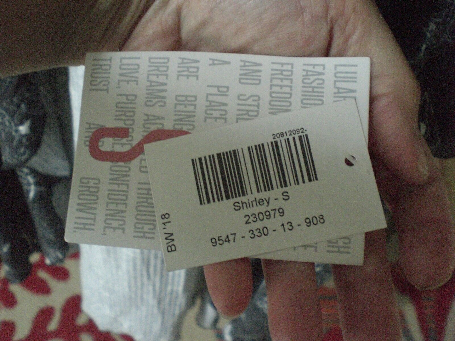 NWT LuLaRoe Shirley Kimono Charcoal and White Floral SMALL