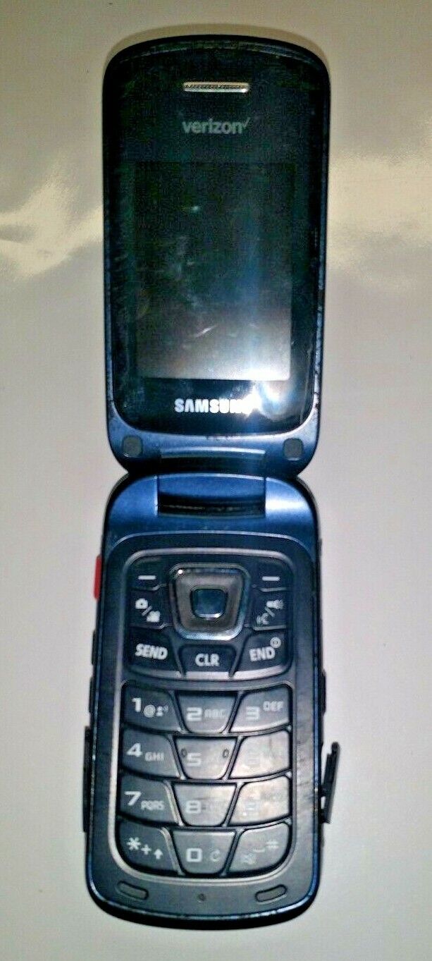  Samsung Convoy 4 B690 - Black (Verizon) Flip Cell Phone !!FOR PARTS ONLY!!