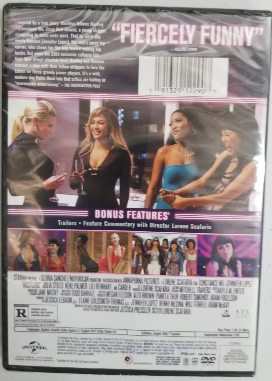Hustlers (DVD, 2019)(Jennifer Lopez) NEW