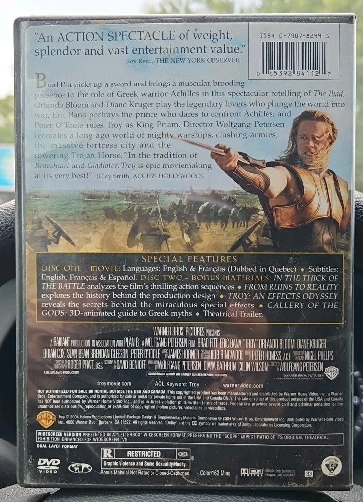 Troy (DVD, 2004) 2 Disc Edition