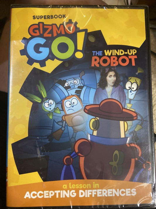 Gizmo Go DVD #5 The Wind Up Robot Accepting Differences Superbook  New