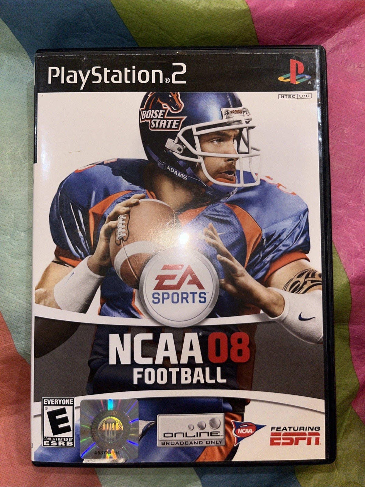 NCAA Football 08 (PS2) Tested. W/ Manual. Original Case