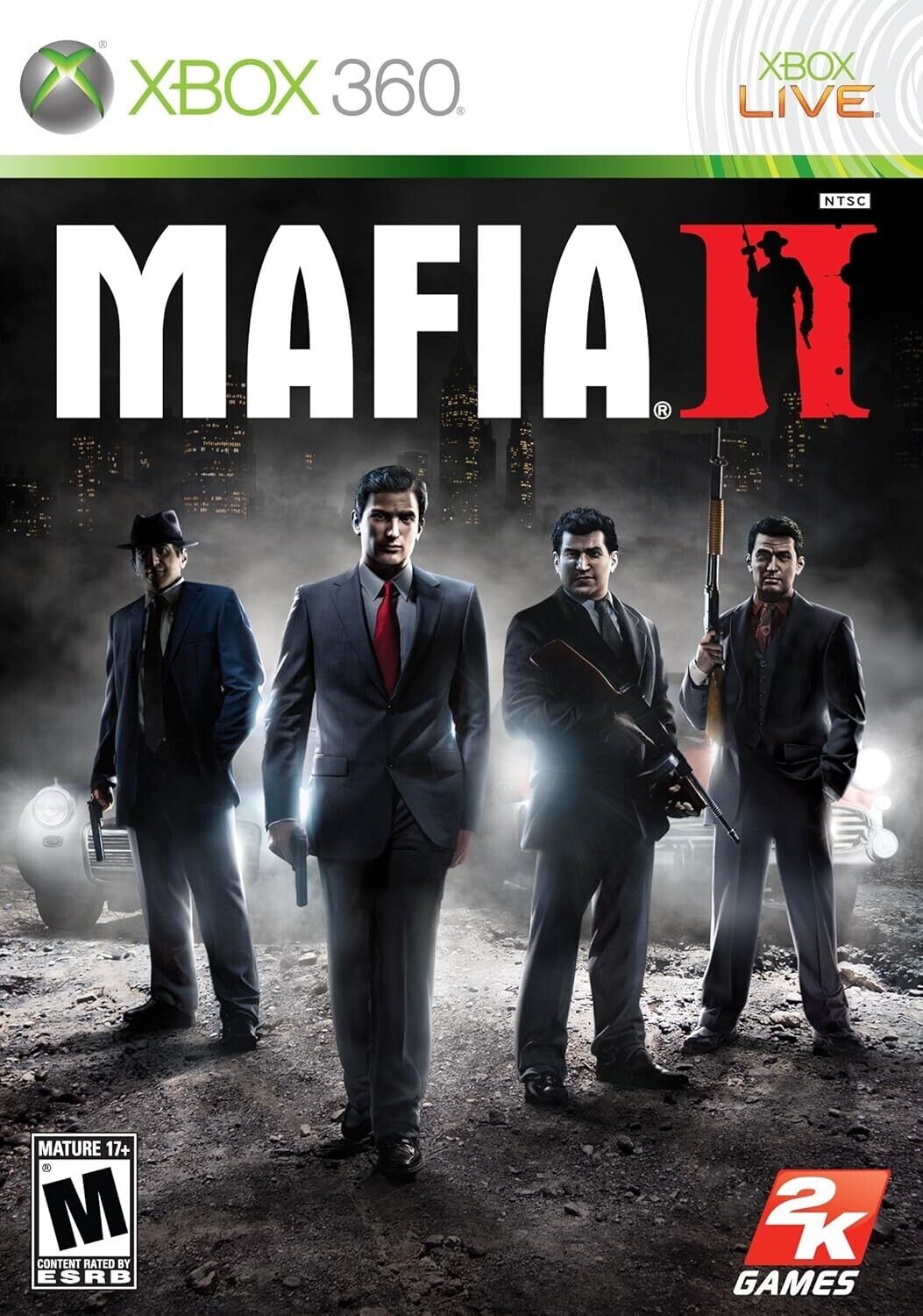 Mafia II 2 (Xbox 360) CIB. NEW CASE. TESTED. NO SCRATCHES. RESEALED.