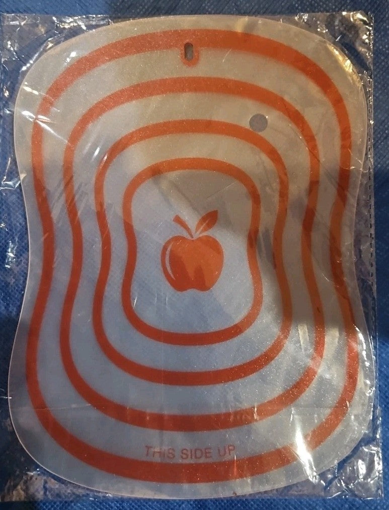 Apple Teansparent Flexible Cutting Board 7" X 6"