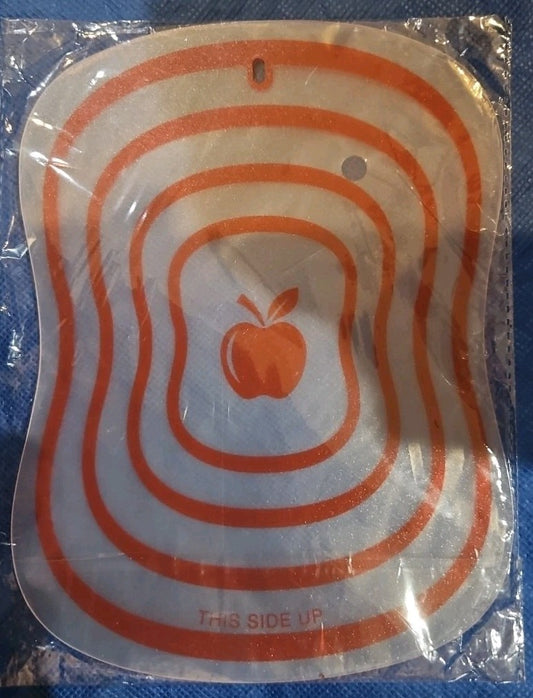 Apple Teansparent Flexible Cutting Board 7" X 6"