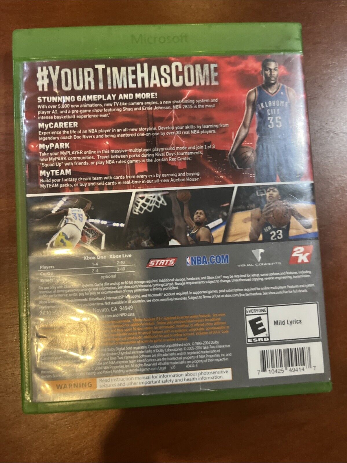 NBA 2K15 - Xbox One - CIB. New Case. Tested. Resealed.