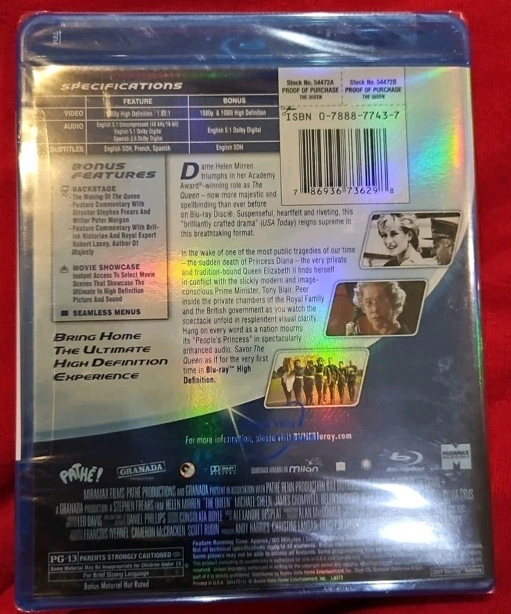 Queen (Blu-ray) No Digital Download. New Sealed