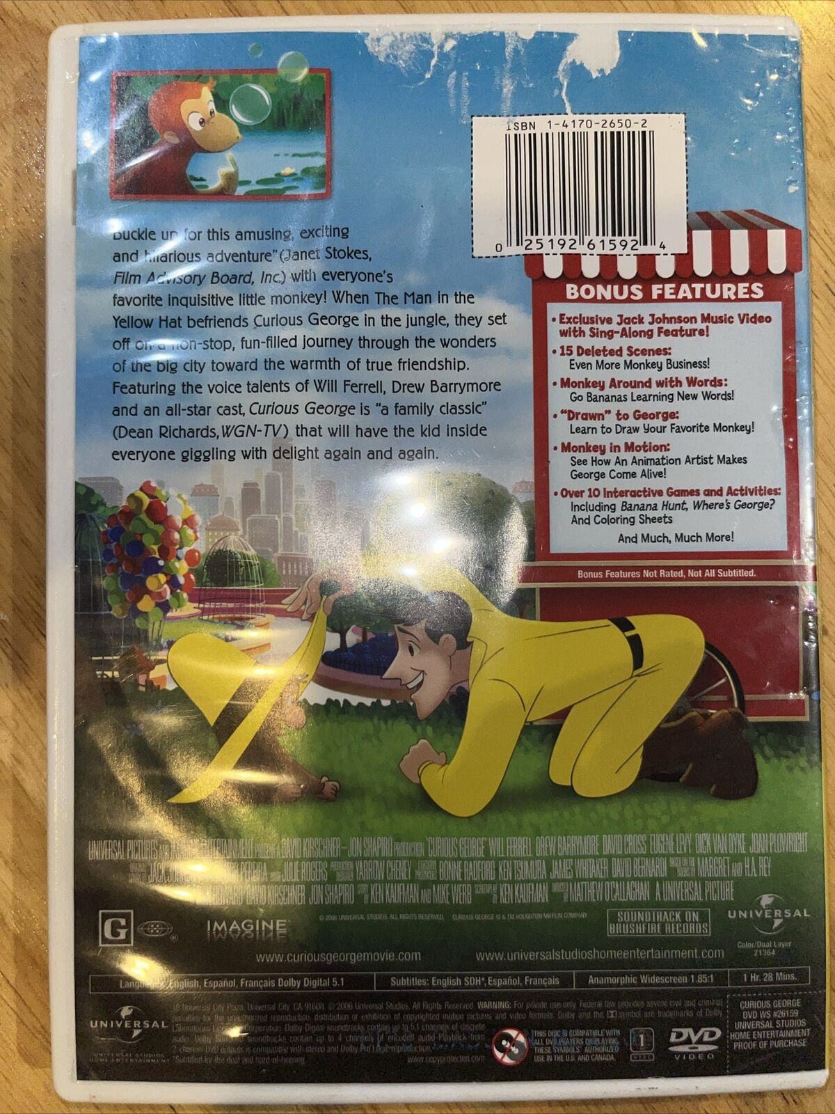 Curious George (DVD, 2006)