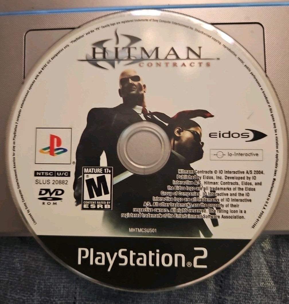 Hitman Contracts (PS2) DISC ONLY.TESTED