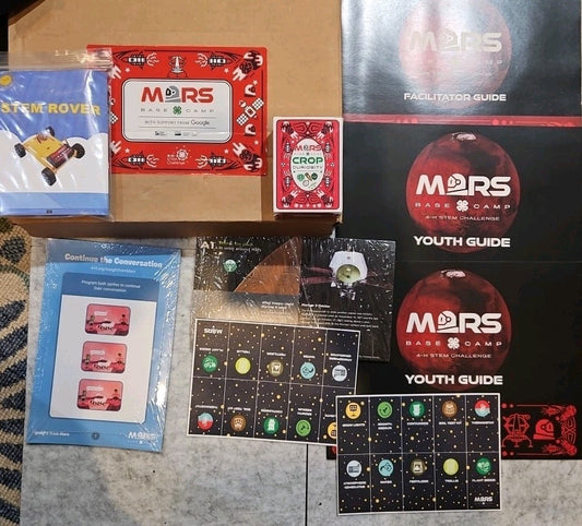 Mars Base Camp 4-H STEM Challenge Rover Build And Game Kit