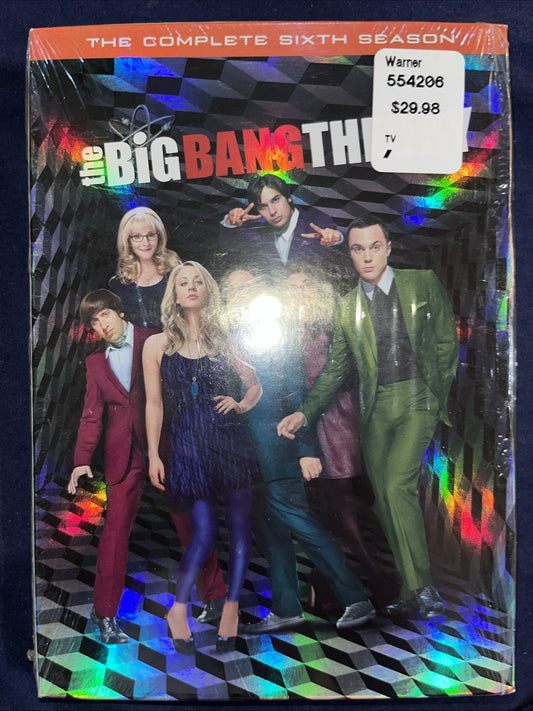 The Big Bang Theory: the Complete Sixth Season (DVD, 2012) Sealed